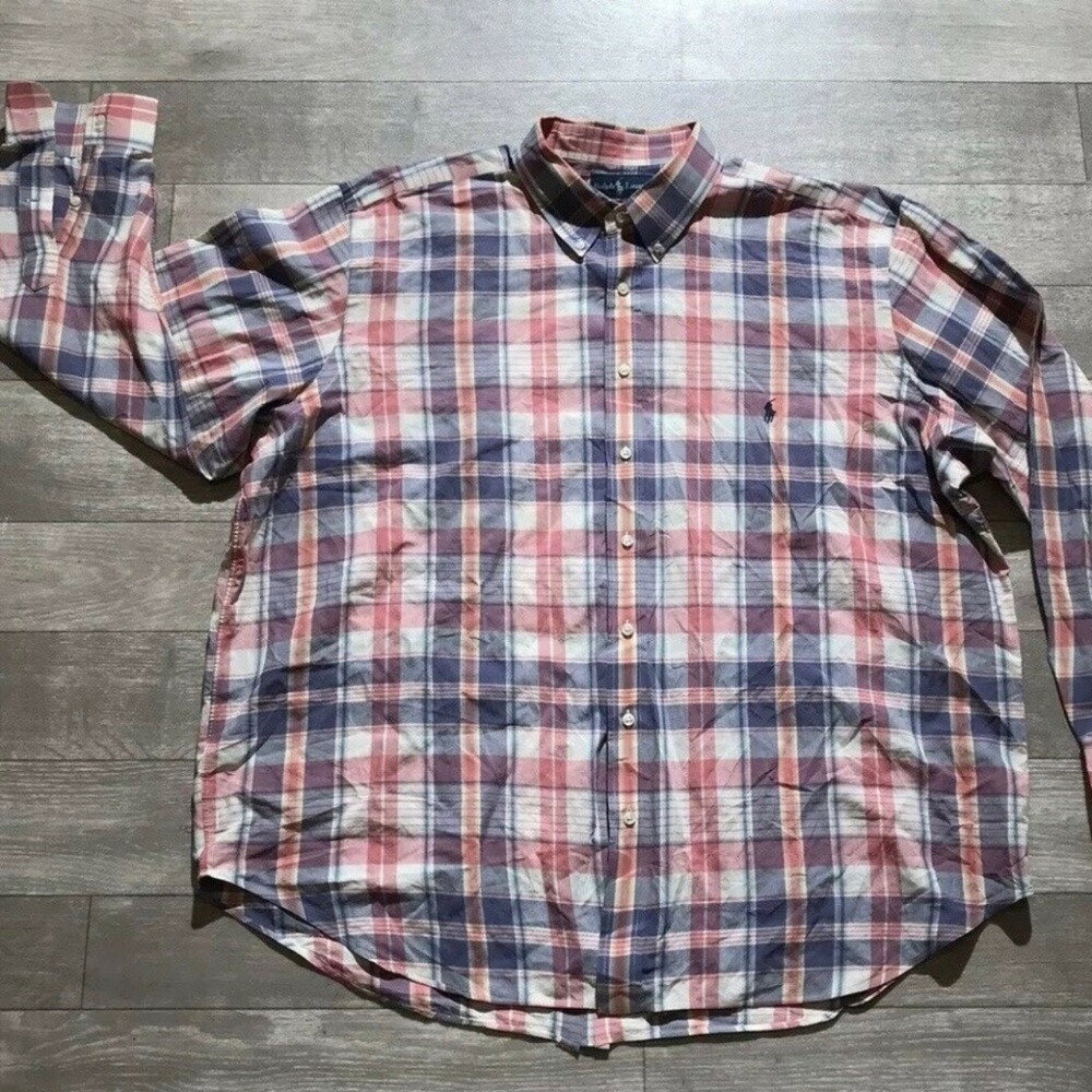 Men's Polo Ralph Lauren Classic Fit button down Shirt 2XB